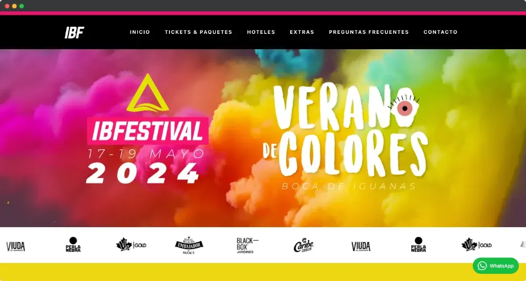 Beach Festival Website